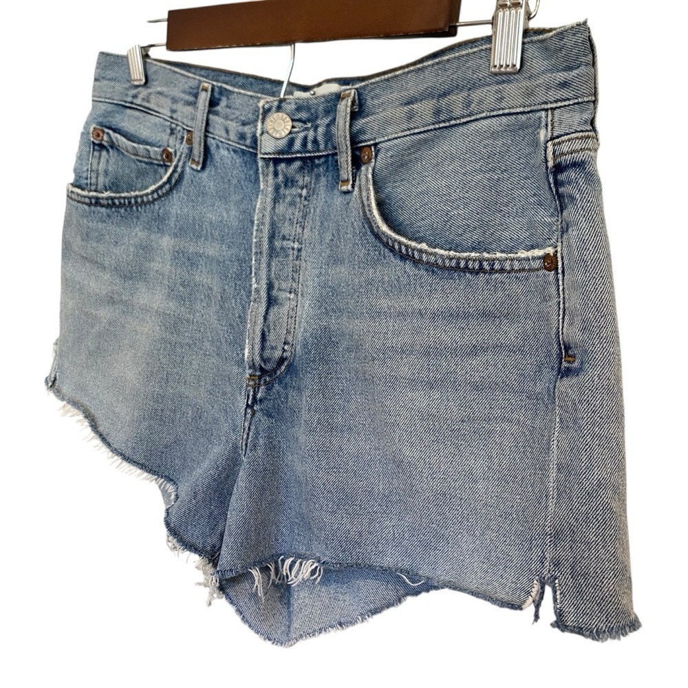 Agolde Parker Vintage Cut Off Shorts In Swapmeet - Picture 5 of 10